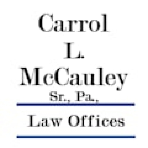 The Law Offices of Carroll L. McCauley, P.A. Logo